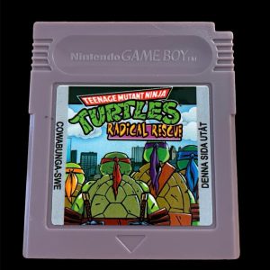 Teenage Mutant Ninja Turtles 3 Radical Rescue Nintendo Gameboy Vintage Video Game GB - Image 1